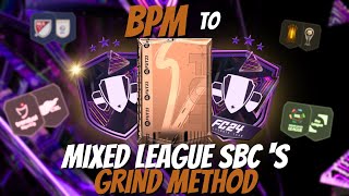 How to complete BPM to MIXED LEAGUE SBC  GRIND [upl. by Aerbma]