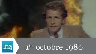 JT Antenne 2 20H  émission du 1er octobre 1980  archive vidéo INA [upl. by Bernadina91]