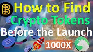 How to Find Crypto Tokens before The Launch  Get Upcoming Crypto Project  1000X Crypto Coins [upl. by Bound550]