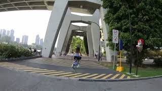 Cycling through Marina East to Tanjong Rhu [upl. by Nine]