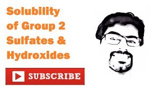 Explaining Solubility of Group 2 Sulfates amp Hydroxides  Part 1 [upl. by Penhall781]