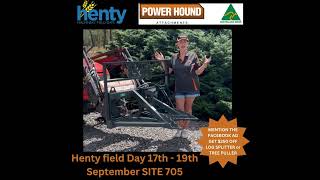 Power Hound tree box thorn puller at the Henty Field days [upl. by Eicyac745]