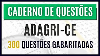 CADERNO DE QUESTÕES Concurso ADAGRICE 2024  300 Questões Gabaritadas para Engenheiro [upl. by Grindlay]