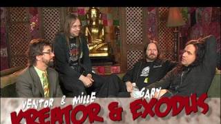 Exodus and Kreator Interview [upl. by Carlynne]