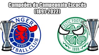 Campeões do Campeonato Escocês 18912022 Scottish Premiership [upl. by Treble302]