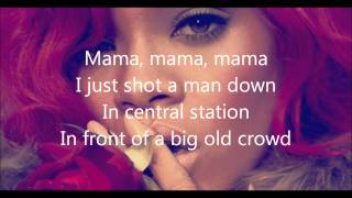 Rihanna Man down lyrics [upl. by Notyalc]