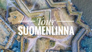 Suomenlinna Sea Fortress Helsinki 4K Aerial Video [upl. by Thea292]