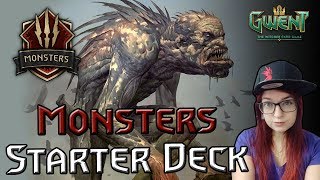 Gwent  Monsters Beginner Deck Guide  Carapace Starter [upl. by Rhodie]