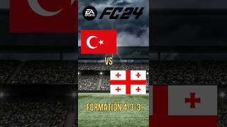 Turkey vs Georgia in Eafc 24 Euro 2024 Group football eafc24 euro2024 [upl. by Daniala]