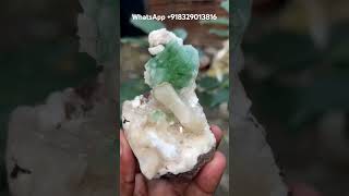 Green Apophyllite green natural crystal healing available for sale crystals apophyllitecrystal [upl. by Nalac]