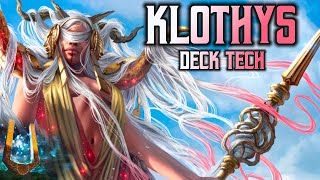 Klothys God of Destiny Deck Tech  Theros Beyond Death Spoiler [upl. by Oreste617]