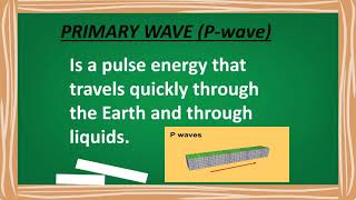 SEISMIC WAVE MODULE 1 QUARTER 1 GRADE 10 [upl. by Eremahs]