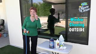 WINDOW CLEANING Solution for OUTSIDE Windows [upl. by Suoinuj]