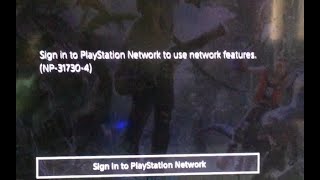 How to fix NP317304 Sign in to Playstation Network to use network features ps4 [upl. by Heid]