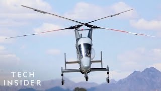 KMAX Helicopter With Two Crossing Rotors Is Lighter And More Efficient [upl. by Ahel]