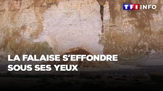 Normandie  la falaise seffondre sous ses yeux [upl. by Suiram]