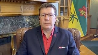 Sask premier plans for staggered reopening starting May 4 [upl. by Anaeco]