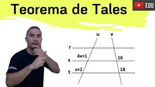 FÁCIL e RÁPIDO  TEOREMA DE TALES  GEOMETRIA [upl. by Medwin]