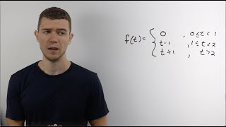 Laplace Transform of a Piecewise Function Unit Step Function [upl. by Sandor461]