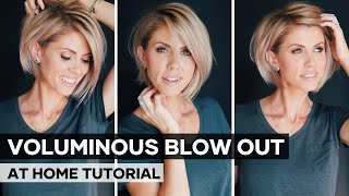 Voluminous Blow Out  AT HOME TUTORIAL [upl. by Tigirb]