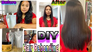 Hair Rebonding Shiseido Professional Crystallizing Hair Straightener  DIY [upl. by Adela]