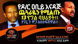 የዶር ዐቢይ ጨጓራዬን የሚልጡ 13 የግል ባህሪያት ሃገሬን ዋጋ አስከፍለዋልAbiy Yilma ሳድስ ቲቪ ጋዜጠኛና መምህር ዐቢይ ይልማ ዶር [upl. by Pelmas]