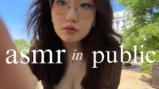 Fufu Flutters ASMR in Public COMPILATION 🌸 outdoors school beach hotel plane gym snow [upl. by Jennings862]