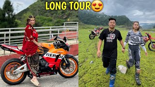 LONG TOUR JANE SAPANA MATRA HUNE BHO🤬  SHORT DIRT RIDE AROUND HELIPAD SIVAPURI  CX 250R [upl. by Folsom793]