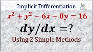 How to do Implicit Differentiation  Differentiating with respect to x and y [upl. by Naanac390]