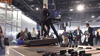 The Peloton internetconnected treadmill first look [upl. by Rairb]