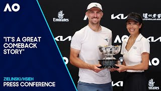 HsiehZielinski Press Conference  Australian Open 2024 Final [upl. by Lux]