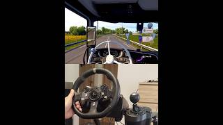 ETS2 DAF XF 2025 open pipe in Poissy France Logitech Steering Wheel Manual Shifter truck ets2 daf [upl. by Namus]