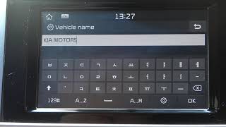 How to Change Keyboard Language from Latin to Cyrillic or Arabic  Switch Alphabet in Kia Navigation [upl. by Kosey699]