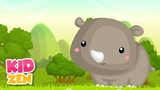 Calming amp Relaxing Music for Children  Dreamy Field 🦏 Soft Piano Music for Kids Extended 3 Hours [upl. by Ynafets]