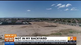 Gilbert homeowners opposes new housing development wants more retail [upl. by Rosabelle]