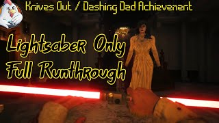 Knives Out  Dashing Dad Achievement with Lightsaber  Resident Evil 8 Village [upl. by Desma]