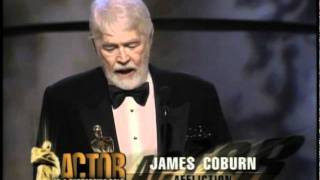 James Coburn Wins Supporting Actor 1999 Oscars [upl. by Noeled]