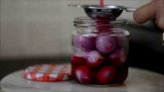 Pickled onions or Sirkewale pyaz in India [upl. by Idnaj237]