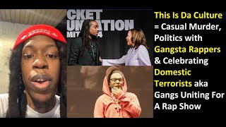 Another Dead Rapper Kamala Visits Rapper Quavo To Talk Gun Violence  Kendrick Lamar United Gangs [upl. by Thetis966]