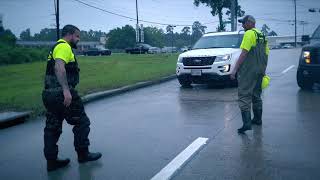 Kingwood Texas Flooding Hurricane Harvey San Jacinto river 59 HEB Houston [upl. by Hoover582]