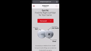 Bridgestone Golf  Ball Fitting Tool [upl. by Corin]