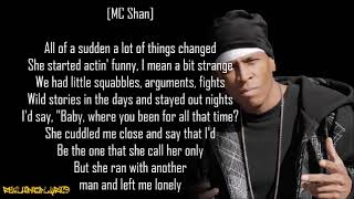 MC Shan  Left Me Lonely ft TJ Swan Lyrics [upl. by Lorollas]