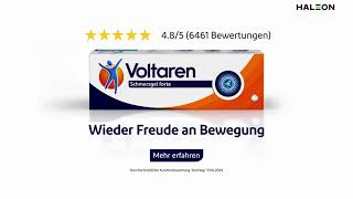 GEZIELTE SCHMERZLINDERUNG BIS ZU 12 STD VOLTAREN SCHMERZGEL FORTE  SUPERMARKT [upl. by Salita]