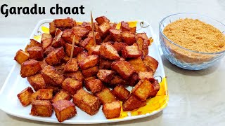 इंदौर कि फेमस गराडु चाट रेसीपी । Garadu Chaat Recipe । Garadu Chaat Masala । Cook With Kavita [upl. by Hbahsur]