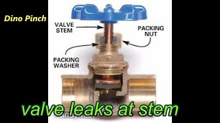 Fix Valve Leaks at Stem Shaft [upl. by Enrak]