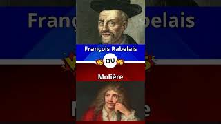 Les Français préfèrent  Rabelais ou Molière [upl. by Ledniahs372]