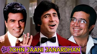 जॉन जानी जनार्दन 4K  Mohammed Rafi  Amitabh Bachchan Rajesh Khanna Dharmendra  Naseeb [upl. by Ailefo]