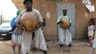 Griots from Guinea Guestworkers in Senegal making music for fellow Guineans June 2010 [upl. by Alys]