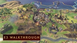 CIVILIZATION VI  E3 2016 Walkthrough [upl. by Zilef]