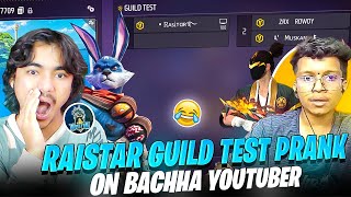 Old Raistar Guild Test Prank on Baccha Youtuber😱 He Exposed me  Laka Gamer [upl. by Kostival]